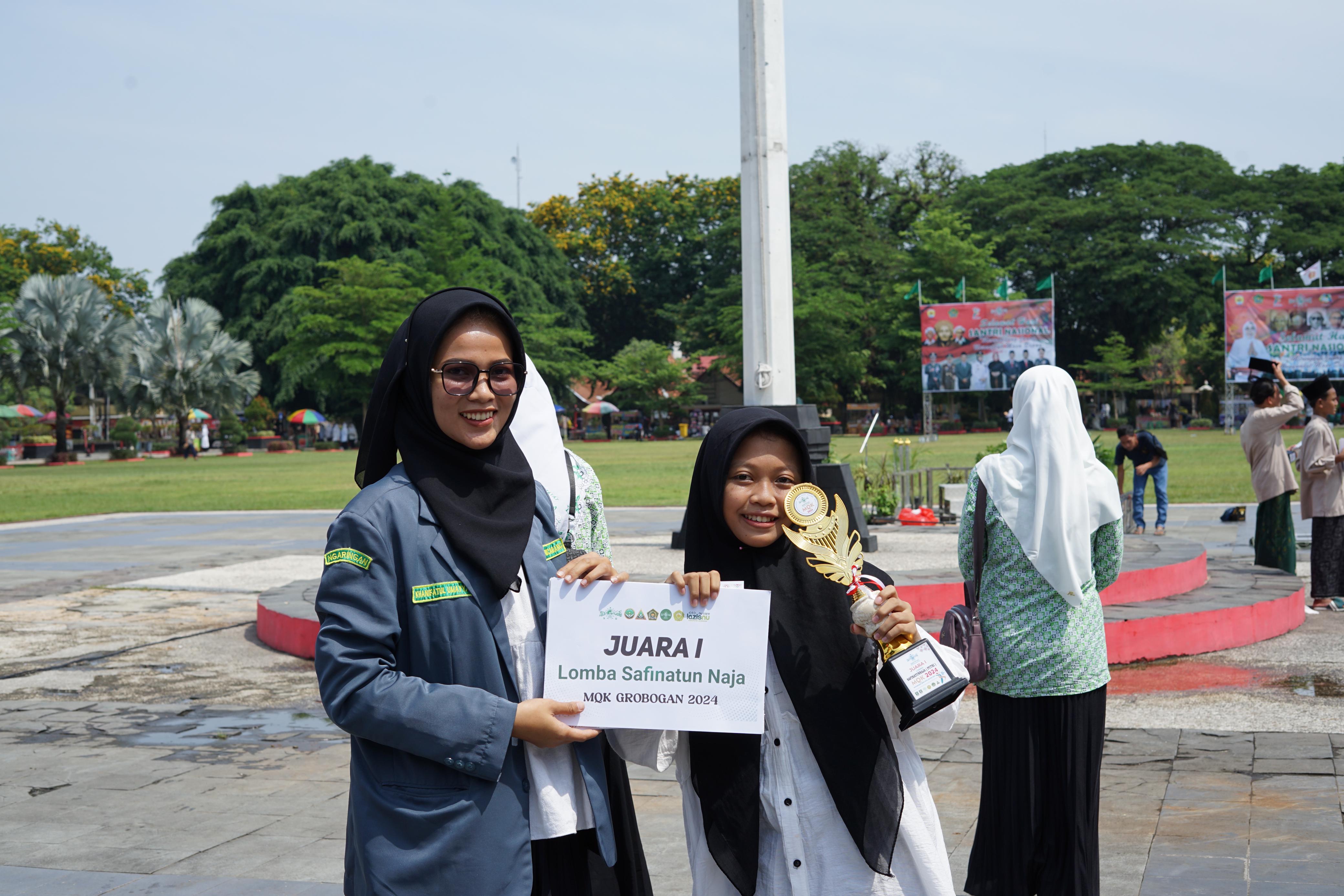 Foto Tsalsana Azzahra Juara 1 MQK Safinatun Naja